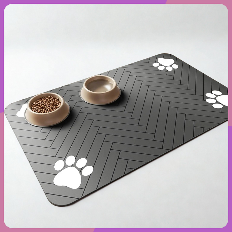 Tapete Absorvente para Comedouro - Proteção Antiderrapante