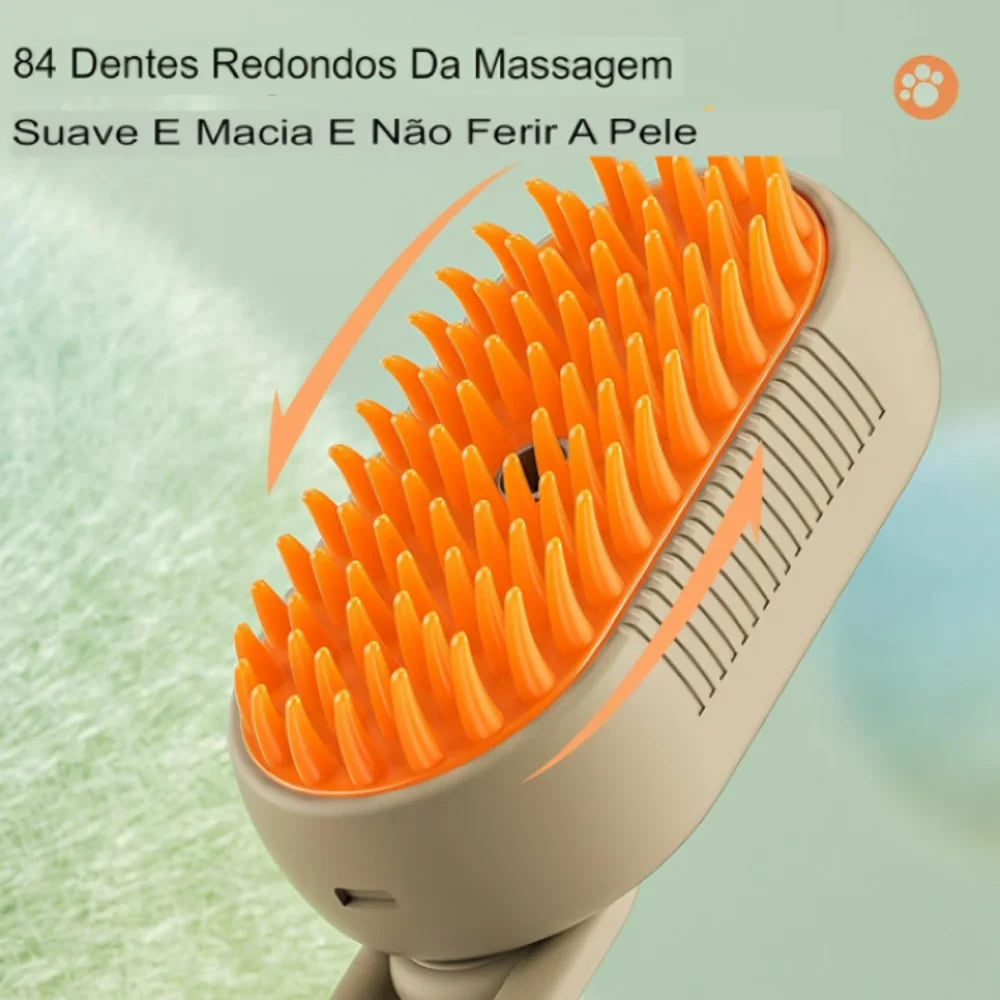 Escova vaporizadora Tira-pelos com cabo (Grooming2+)