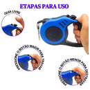 Kit Me Leva! Guia retrátil (GRÁTIS) + 2 Tigelas Expansíveis