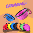 Tigela Expansível -  Água e Ração (Carnaval+)