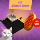 Kit Sempre Limpo! Tapete Coletor + Escova Vaporizadora