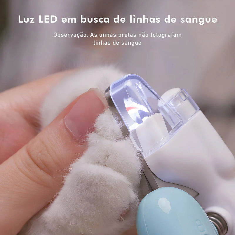 Cortador de unhas com LED e compartimento (Cut+)