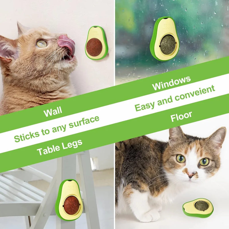 Brinquedo anti-stress com Catnip (Avocado+)