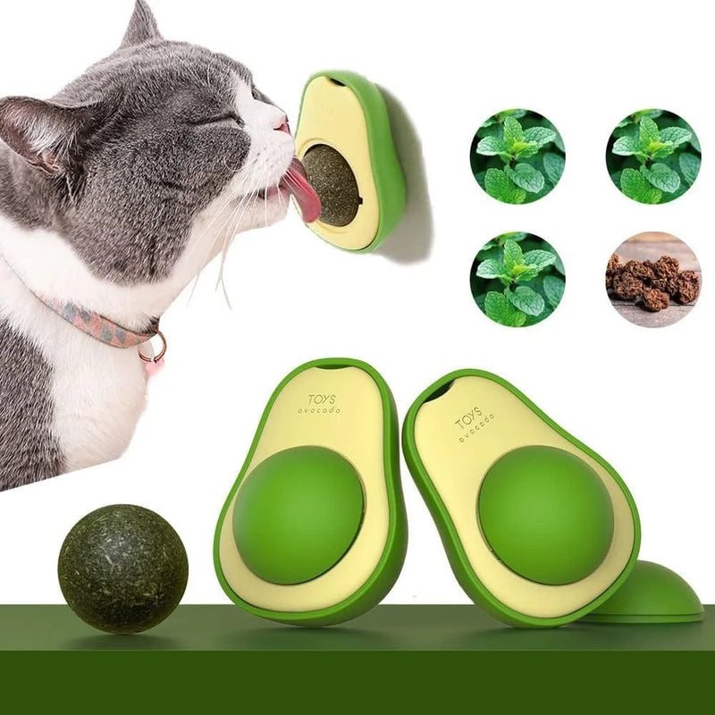 Brinquedo anti-stress com Catnip (Avocado+)