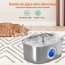 Kit Tech Pet - Comedouro Automático + Fonte Automática Inox