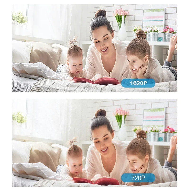 Câmera Segurança IP WiFi Auto Tracking Zoom Noturna