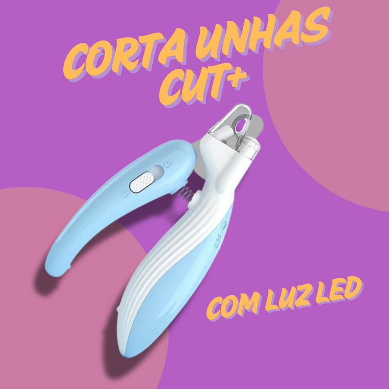 Cortador de unhas com LED e compartimento (Cut+)